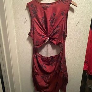 Cut-out Hawaiian Dress